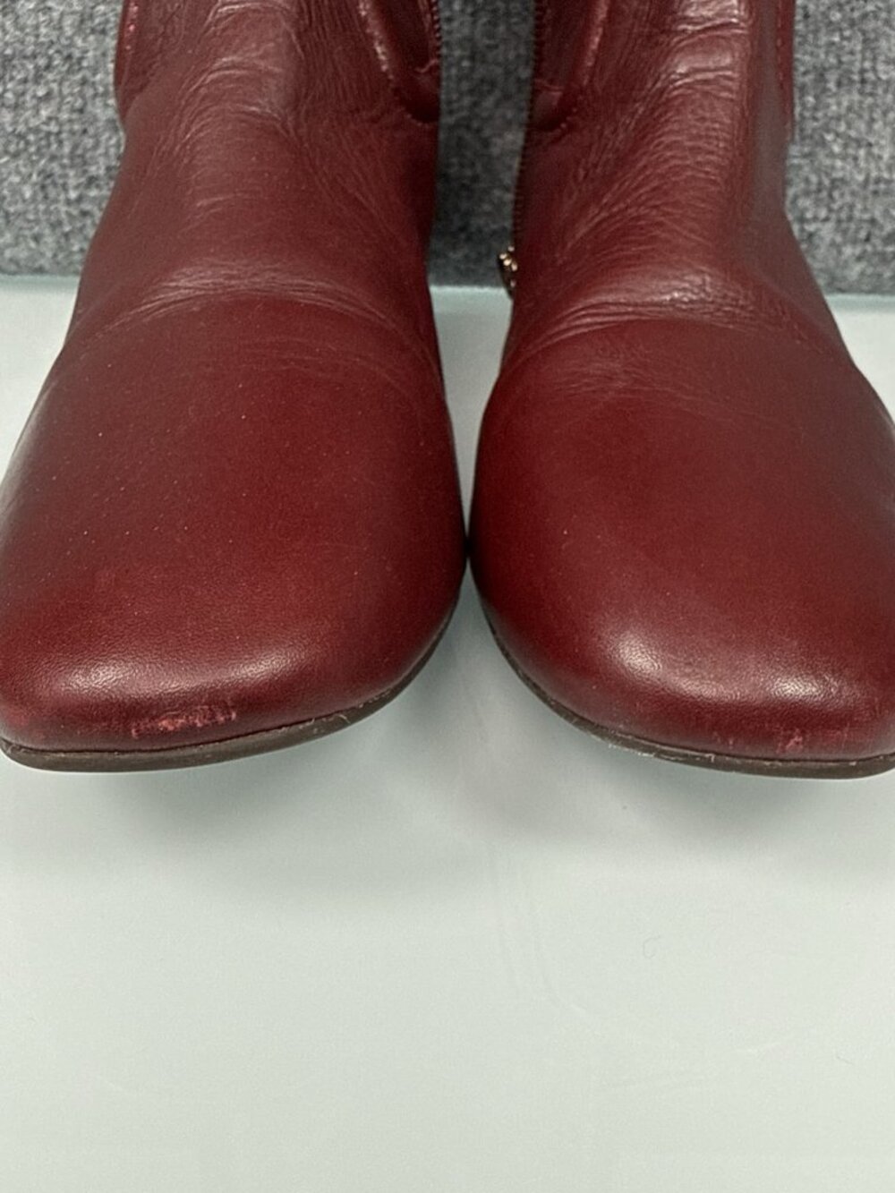 Tory Burch Classic Tall Riding Boot Burgundy Women's 6.5 - Picture 10 of 13